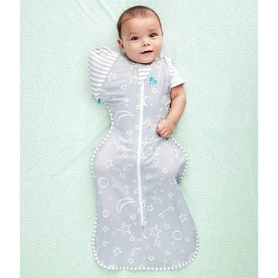 Love To Dream Swaddle Wrap - Moon And Stars Gray 3 Love To Dream Swaddle Wrap - Moon And Stars Gray