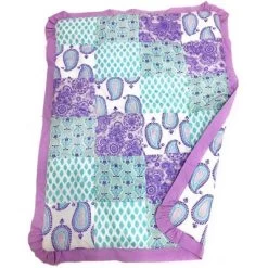 Bacati - Paisley Isabella Purple Lilac Aqua 3 Pc Crib Bedding Set -Baby Products GUEST e9bec9e3 1414 43f4 800b 0bb12744566f