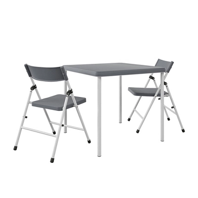 Cosco 3pc Kids' Activity Set With Folding Chairs Gray/White 9 Cosco 3pc Kids' Activity Set With Folding Chairs Gray/White - Image 7
