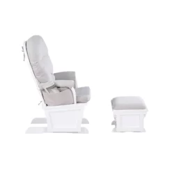 Suite Bebe Mason Glider & Ottoman - White/Woven Gray 8 Suite Bebe Mason Glider & Ottoman - White/Woven Gray -Baby Products GUEST ecf6e58b 33d0 4e10 b15f d058a084c689