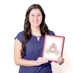 Big Dot Of Happiness Little Princess Crown - Castle Nursery Wall Art And Kids Room Decorations - Gift Ideas - 7.5 X 10 Inches - Set Of 3 Prints -Baby Products GUEST ed06318f b212 49a5 94ae 029bf2a5fe4c