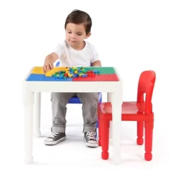 3pc 2 In 1 Square Activity Table With 2 Chairs Blue/Red - Humble Crew 14 3pc 2 In 1 Square Activity Table With 2 Chairs Blue/Red - Humble Crew -Baby Products GUEST ee15a857 96d7 4765 9490 bdb63ffd9cd7
