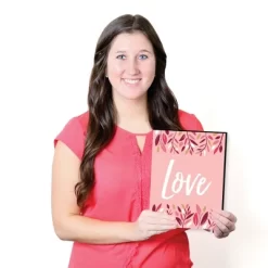 Big Dot Of Happiness Pink Elegant Cross - Nursery Wall Art, Kids Room Decor And Home Decorations - Gift Ideas - 7.5 X 10 Inches - Set Of 3 Prints -Baby Products GUEST ef06e819 8f46 42bb b33f 71e71957761f