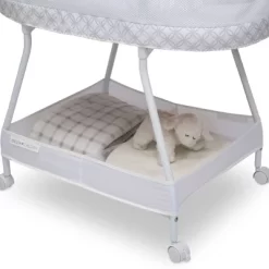 Delta Children Sweet Dreams Bassinet With Airflow Mesh - Gray Infinity -Baby Products GUEST f1d41123 fe7d 4146 b1a5 7da7fe4df422