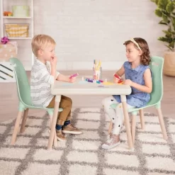 Baby Products 43 3pc Kid Century Modern Table And Chair Set - B. Spaces