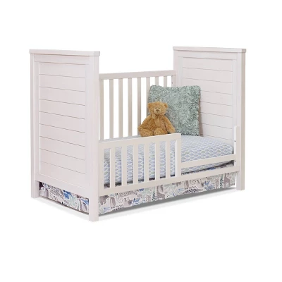 Sorelle Farmhouse Classic Crib - Weathered White 4 Sorelle Farmhouse Classic Crib - Weathered White - Image 2