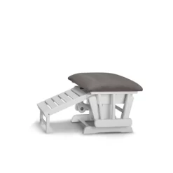 Graco Parker Semi-Upholstered Glider And Nursing Ottoman - White/Gray 5 Graco Parker Semi-Upholstered Glider And Nursing Ottoman - White/Gray -Baby Products GUEST f3cb6c4d 9aef 44c7 94f6 d7eb276cce93