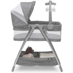 Simmons Kids' City Sleeper Bassinet - Gray Tweed -Baby Products GUEST f42517e8 2560 4b0d 9a0f f4b173858a3e