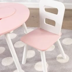 Round Storage Table And Chair Set White/Pink - KidKraft -Baby Products GUEST f7479603 7a45 4a7a b9b8 66a6c549e2e4