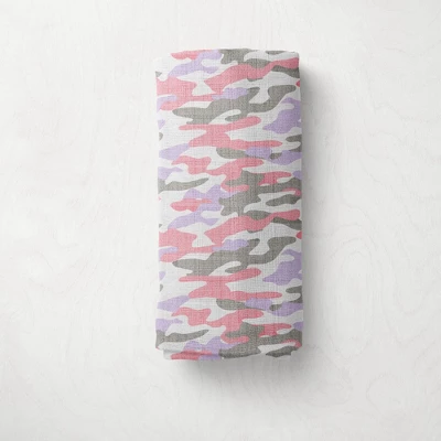 Jungle Safari Girls Lilac/Coral 2 Pack Muslin Swaddling Blanket 5 Jungle Safari Girls Lilac/Coral 2 Pack Muslin Swaddling Blanket - Image 3