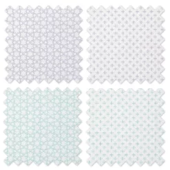 Bacati - Petals/Floral Muslin Swaddling Blankets Set Of 4 Aqua/Lilac 9 Bacati - Petals/Floral Muslin Swaddling Blankets Set Of 4 Aqua/Lilac -Baby Products GUEST f8da7074 81ac 4f09 97a3 9617a3614f67