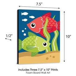 Big Dot Of Happiness Let's Go Fishing - Fish Themed Nursery Wall Art And Kids Room Decor - 7.5 X 10 Inches - Set Of 3 Prints 9 Big Dot Of Happiness Let's Go Fishing - Fish Themed Nursery Wall Art And Kids Room Decor - 7.5 X 10 Inches - Set Of 3 Prints -Baby Products GUEST fa8598e6 b76d 40c9 b21a bc25d55104c8