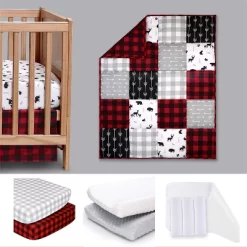 The Peanutshell Buffalo Plaid Crib Bedding Set, Woodland, 4pc To 12 Pc -Baby Products GUEST fae155ad 2743 4ebe 95ca 6b4a3de2f4c4