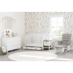 Storkcraft Arizona 4-in-1 Convertible Crib And Changer