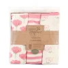 Touched By Nature Infant Girl Organic Cotton Swaddle Wraps, Tulip, 0-3 Months -Baby Products GUEST fe781353 d347 4039 97b9 d47fae050e43
