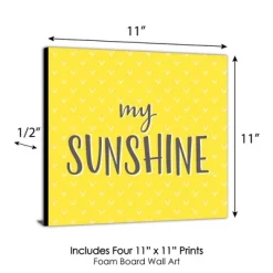 Big Dot Of Happiness You Are My Sunshine - Kids Room, Nursery Decor And Home Decor - 11 X 11 Inches Kids Wall Art - Set Of 4 Prints 12 Big Dot Of Happiness You Are My Sunshine - Kids Room, Nursery Decor And Home Decor - 11 X 11 Inches Kids Wall Art - Set Of 4 Prints -Baby Products GUEST ff8afc13 7676 4e22 9eb0 36d4d7ca3057
